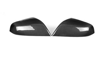 2012-2016 Tesla Model S Carbon Fiber Mirror Caps