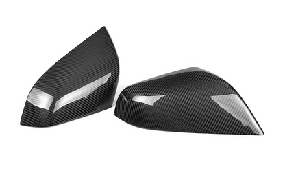 2012-2016 Tesla Model S Carbon Fiber Mirror Caps