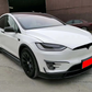 2015-2022 Tesla Model X Carbon Fiber R Style Front Lip
