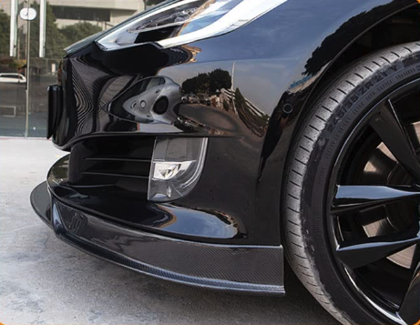 2014-2019 Tesla Model S R Style Carbon Fiber Front Lip