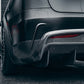 2015-2022 Tesla Model X Carbon Fiber Canards Rear Bumper Splitters